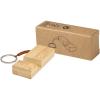 Bosona bamboo phone holder with keychain