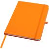 Teak A5 recycled hard cover notebook with lined pages