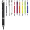 Moneta aluminium click ballpoint pen (black ink)