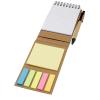 Flipper sticky notepad with ballpoint pen (black ink)