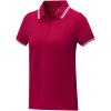 Amarago short sleeve women's tipping polo