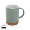 Ceramic mug with cork base 280ml