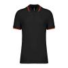 Men'S 2 Striped Short Sleeved Poloshirt