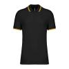 Men'S 2 Striped Short Sleeved Poloshirt