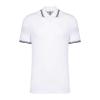 Men'S 2 Striped Short Sleeved Poloshirt