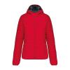 LADIES' LIGHTWEIGHT HOODED PADDED JACKET