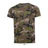 SOL'S CAMO MEN - ROUND COLLAR T-SHIRT