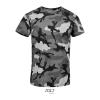 SOL'S CAMO MEN - ROUND COLLAR T-SHIRT